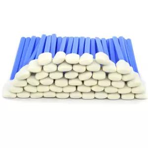 용매 형식 잉크젯 프린터 롤랜드 광학 장비(파란색)용 50pcs 5.11 사각형 폼 클리닝 면봉 스틱