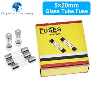 10/100PCS 5x20mm 고속 블로우 유리관 퓨즈 0.1A 4A 6A 8A 250V