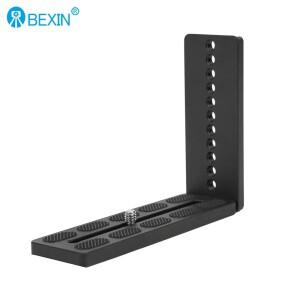 BEXIN 범용 L자형 수직 비디오 촬영 퀵릴리즈 L 플레이트 브래킷, SLR 카메라 삼각대 헤드용 1/4 나사 포