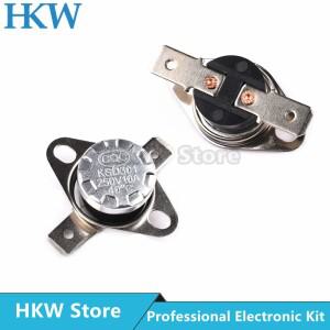 2pcs 바이메탈 온도 조절기 KSD301 스위치 열 제어 40 ~ 160C 섭씨 수동 재설정 75 80 85 65