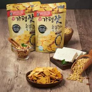 국산콩 가평 잣 두부과자 10팩 1100g
