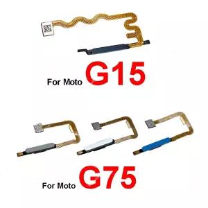 지문 센서 터치 ID 홈 버튼 플렉스 케이블 모토로라 모토 G15 G75 리더 리턴 키 리본