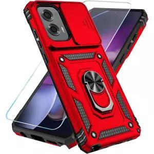 선스토리 폰 케이스 for 모토로라 모토 G 스타일러스 5G 2024 with HD 화면 보호기 슬라이드 카메라 커버