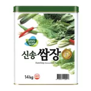 신송 쌈장 14kg 캔장 소스 양념 된장 장류