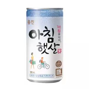 웅진 아침햇살 180ml 30캔음료 곡물 쌀음료 음료 탕비실 자판기 영양수 식사대용 곡물수