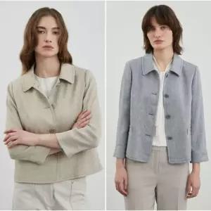 [올리비아로렌]올리비아로렌 MG01  블렌드 크롭 자켓 VOCFU4M3231 (49760944)