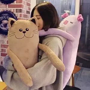 고품질 1+1 심쿵 캐릭터 바디필로우 헬로캣 손목 차량용 슬리핑 에어매쉬 허리 안전벨트 허그 W14EEE1