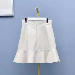 EAMT 여사친 스커트 PU가죽 미니멀룩 쉬폰 S/F 모던 프릴 EUNG1
