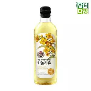백설 카놀라유 900ml X 5개놀카놀라 오일 가정용 식물성 요리 주방기름 주방용 식용 용오일