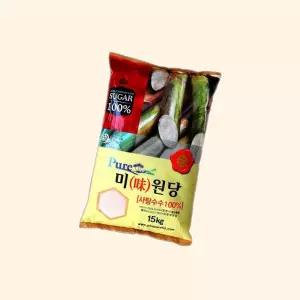 비정제 슈가케인 사탕수수원당 PBS 갈색 고급설탕 15kg