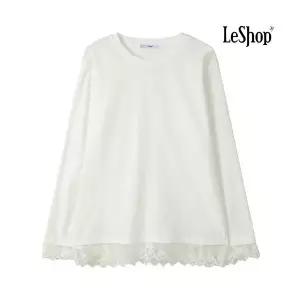 르샵 미니 레이스 레이어드형 긴팔 티셔츠 BQ4TS016A 1286586