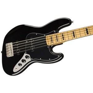 squier classic vibe 70s 5줄 재즈 핑거보드 블랙, 베이스, 메이플
