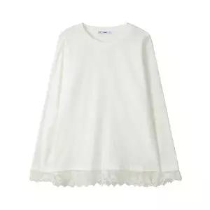 르샵 미니 레이스 레이어드형 긴팔 티셔츠 BQ4TS016A 1286850