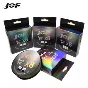 JOF 150-500 8 가닥 땋은 야외 낚시 라인 바다 얼음 강 바위 장비 20-100LB X8