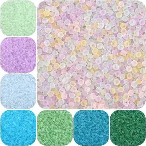 2mm 설탕 장식 매트 Seedbeads 유니폼 라운드 스페이서 비즈 유리 체코 구슬 DIY 귀걸이 목걸이 쥬얼리