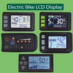 UART 2 다기능 LCD 화면 전기 자전거 디스플레이 컴퓨터 방수 속도계 주행 거리계 사이클링