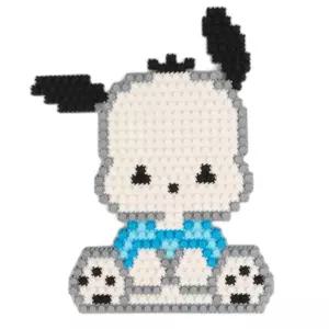 어린이 선물 포차코 나노블럭 디폼 네모 블럭 키링 만들기 DIY 474pcs 픽셀