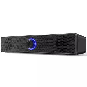 PC 사운드바 유선 및 블루투스 스피커 USB 전원 공급 TV 노트북 게임용 홈 시어터 서라운드 오디오 시스템