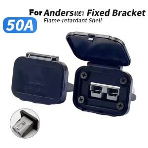 안더스 플매트 카펫 러그용 1pcs 50A 120A 175A 600V 트윈 듀얼 플러시 마운트 브래킷 고전류 플라스틱 충