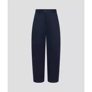매장정품 BEANPOLE 빈폴 LADIES 커브드 롱 치노 팬츠 네이비 (BF6221C20R) BF6221C20R 1634194