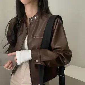 여친 재킷 통근 멋PU가죽 코트 OP1