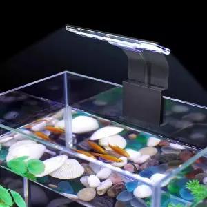 수조 조명 7W 소형 수족관 미니 클립으로 1~5갤런 나노 탱크 USB 무빙 램프 화이트 레드 블루 그린 LED