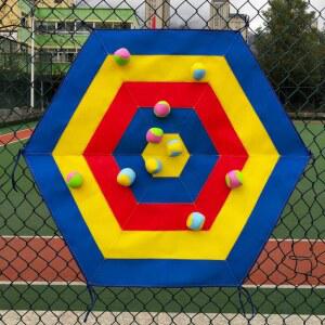 야구공 던지기 다트 비스 세트 과녁 체육대회 찍찍이
