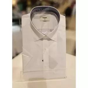 매장정품 renoma (슬림핏) 폴리스판 평직 반팔셔츠 (RZUSL1112-WH) 1545411