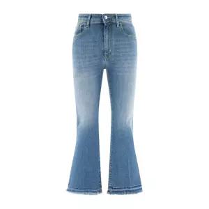 야곱코헨 빅토리아 크롭 플레어 진 VQ02232S3623291F Light Blue