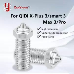 QIDI QPro/XMax 3/XPlus 3/XSmart 3 도금 구리 경화 강철 노즐용 바이메탈