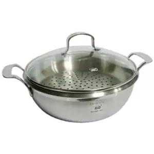 찜판 찜통 채반 ELO 1단 찜기 28cm 찜냄비 찜솥 스텐 다용도찜솥