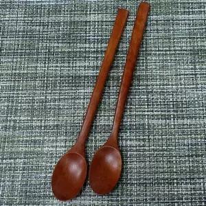 요리스푼 우드 볶음주걱 스파츌라 볶음스푼 2P 20CM