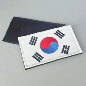 국기 자수 와펜 패치 의류 가방 부착용 포인트 장식 완장 와펜패치 패치 와펜 자수패치