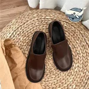 편안한 미들굽 로퍼 여성용 베이직 데일리 여자편한신발 발편한로퍼 여름여성로퍼
