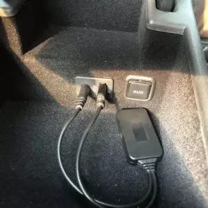 하이 퀄리티 범용 차량용 블루투스 모듈 어댑터 스테레오 케이블 AUX-IN 3.5 잭 무선 라디오 USB 5V