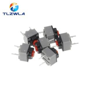 10PCS Kailh 음소거 버튼 6x6x7.3 자동 스위치 무선 마우스 유선 마이크로 6X6X7.3MM