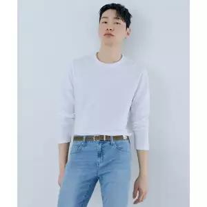 매장정품 게스 GUESS [CORE] 2color 유니 미니 삼각 긴팔 티셔츠 MQ1K9451 1702058