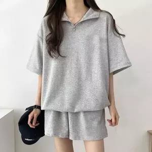 [콩심팥심]여성 아노락 점퍼 데일리 반집업 바람막이
