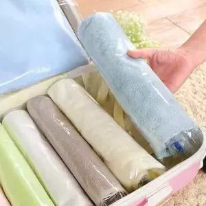 여행용 압축팩 캐리어속 정리 압축 파우치 비닐 커버