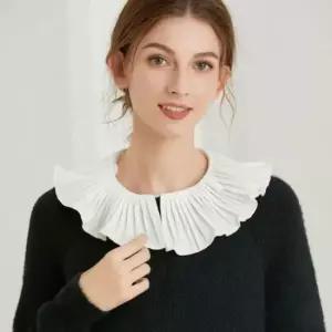 쉬폰 레이어드 가짜카라 넥카라 이너셔츠 목만있는 블라우스 카라티셔츠 레이어드카라