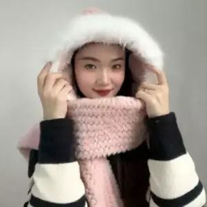 후드 머플러 일체형 방한 모자 겨울 목도리 후디 귀도리 넥워머 후드형머플러 후드머플러