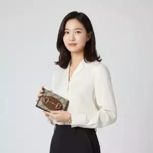 구찌 FW25 여성 홀스빗 1955 반지갑 621887 92TCG 8563