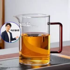 쌍문상회 지금 필요한 로하티크리스탈문유리거름망숙우400ml레드