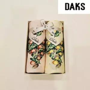 [하프클럽/닥스ACC]  DKI07 닥스 남녀2매 나염 손수건 세트