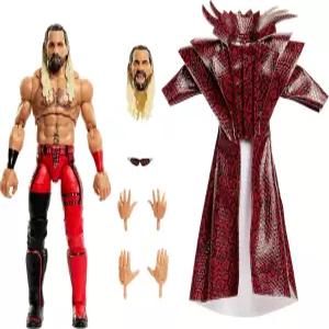 마텔 WWE 얼티밋 에디션 액션 피규어 및 액세서리 세트 세스 롤린스 6인치 컬렉션과 스왑 가능한 헤드 앤