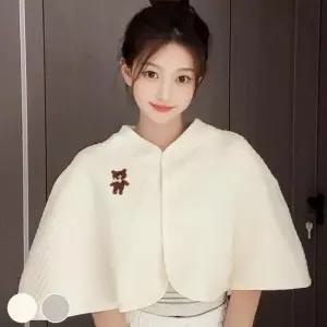 곰돌이 다용도 미니케이프 사계절 케이프 어깨 미니케이프 망토케이프 사무용케이프