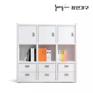 마카롱 1200 3단 콤비 책장