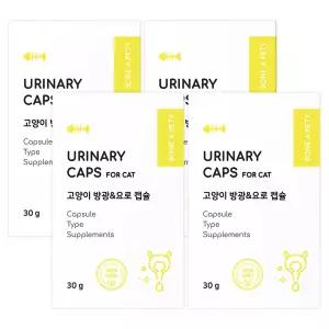 본아페티 고양이 캡슐 영양제 고기능성 유리너리, 60캡슐, 4개
