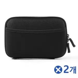 오너클랜 TBZ 하드케이스 디지털 파우치 블랙x2개 가방속정리 여성 파우치백 속옷파우치