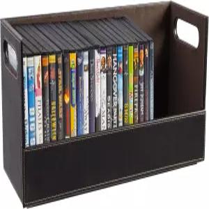 가정용 DVD 보관함 블루레이용 영화 선반 정리함 비디오 게임 케이스 CD VHS 테이프 진열대 홀더는 최대